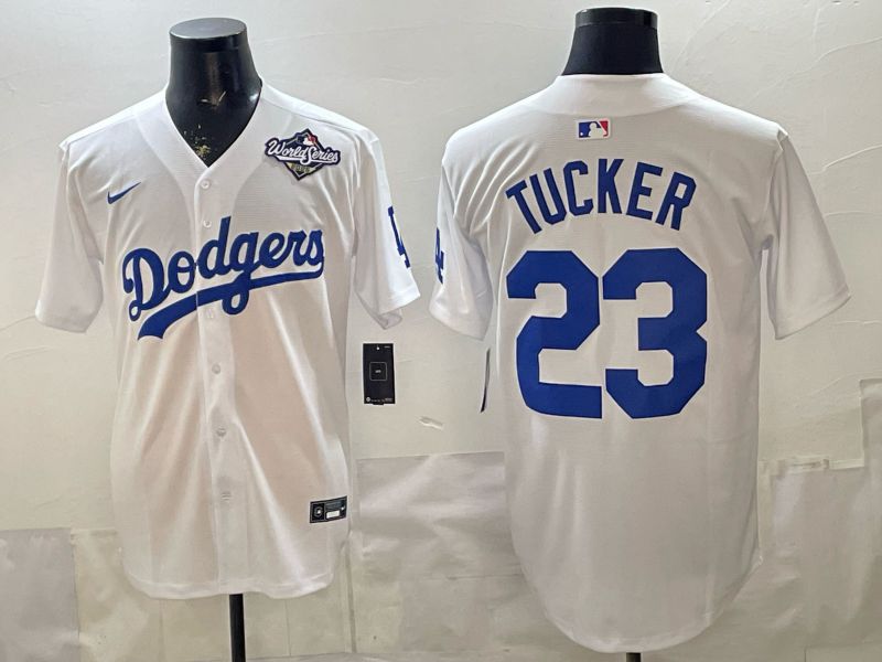 Men 2026 Los Angeles Dodgers #23 Tucker White Game Nike MLB Jersey style 004->los angeles dodgers->MLB Jersey